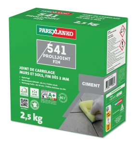 Joint carrelage 541 PROLIJOINT FIN - 2,5kg ciment - 2 à 12mm